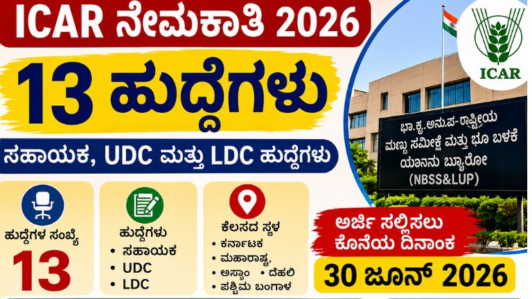 ICAR Recruitment 2026