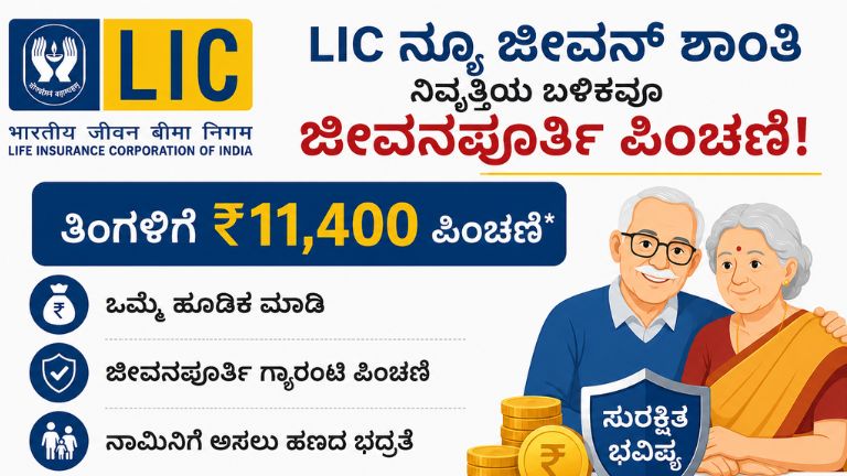 LIC Policy ತಿಂಗಳಿಗೆ ₹11,400 ಪಿಂಚಣಿ! ಒಮ್ಮೆ ಹೂಡಿಕೆ ಸಾಕು!